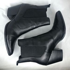 Patricia Black Leather Chelsea Boot